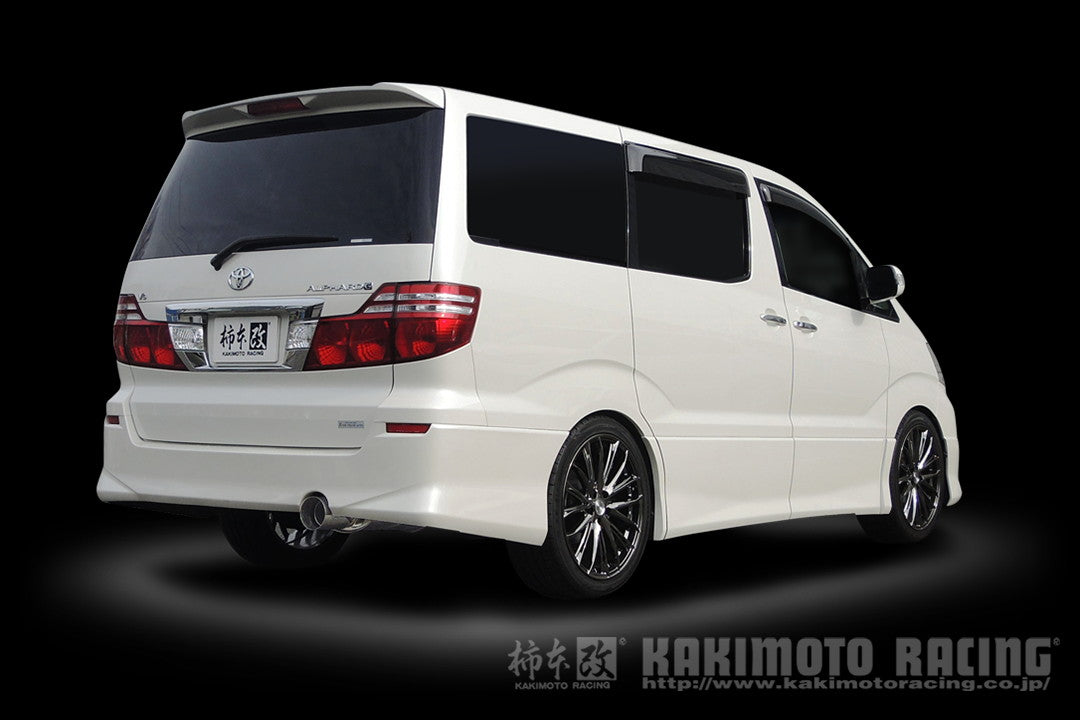 柿本改 Kakimoto.R アルファード (エアロバンパーグレード) UA CBA DBA-ANH15W 2002/5〜2008/5 【TS364R】 マフラー カキモト カキモト カキモトR