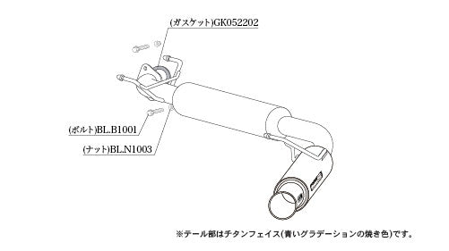 柿本改 Regu.06 & R インプレッサ 5AA-GUE 2023/4〜 【B22365】 マフラー カキモト カキモト レグ06 & R