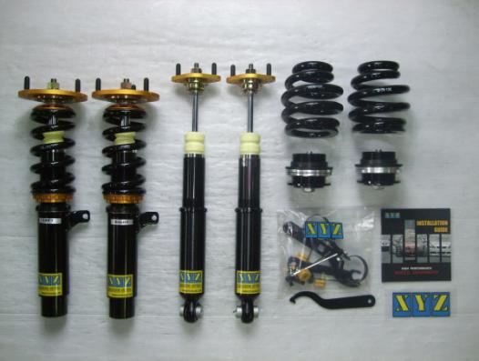 XYZ RSタイプ車高調 BMW 3シリーズ E46 GF-AM20/GF-AV22/GF-AM25/GF-AV25/GF-AM28/GF-AV30/GH-AM20/GH-AV22/GH-AM25/GH-AV25/GH-AM28/GH-AV30 1998〜