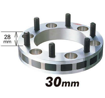 KYO-EI WIDE TREAD SPACER for 4WD 汎用品 【ネジサイズ:M12×P1.5 6穴 PCD:139.7 厚み:30mm 外径:175mm 内径:108mm】 6330W1