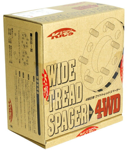 KYO-EI WIDE TREAD SPACER for 4WD 汎用品 【ネジサイズ:M12×P1.5 6穴 PCD:139.7 厚み:25mm 外径:175mm 内径:108mm】 6325W1