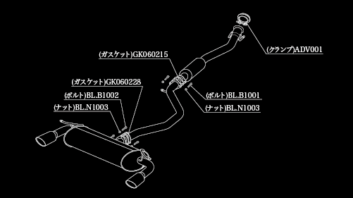 柿本改 einsatz s-622 MERCEDES BENZ Aクラス DBA-176044 2013/01〜2015/11 C663001B