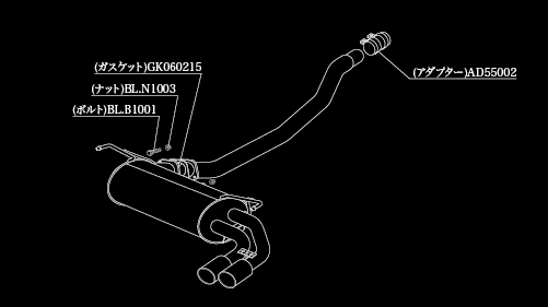 柿本改 einsatz s-622 FIAT 500X ABA-33414 2015/10〜2019/05 F6G3001C
