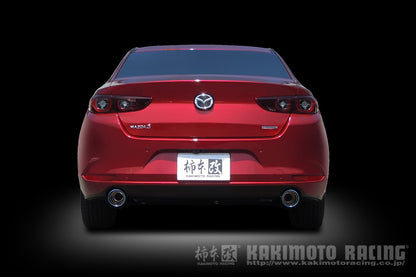 柿本改 Class KR チタンフェイステール MAZDA3 セダン 5BA-BPFP 2019/5〜2022/9 【Z71342C】 マフラー カキモト カキモト クラスKR チタンフェイステール
