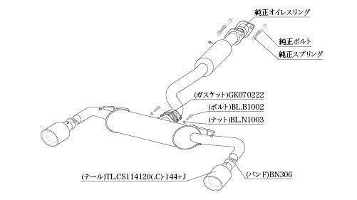 柿本改 Class KR チタンフェイステール LBX 4BA-GAYA16 2024/8〜 【L71306C】 マフラー カキモト カキモト クラスKR チタンフェイステール