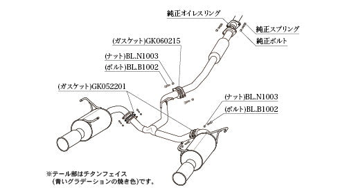 柿本改 Regu.06 & R Singleセンター付 フォレスター 3BA-SL5 2025/4〜 【B22368S】 マフラー カキモト カキモト レグ06 & R シングルセンター付