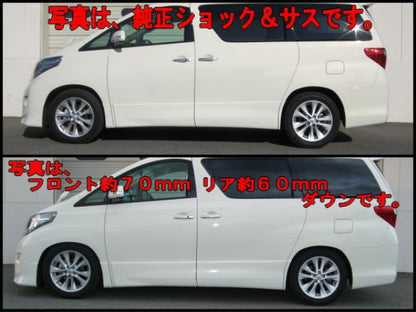 RUSH COMFORT CLASS アルファード ANH20W GGH20W H20〜H27 車高調キット 1台分セット