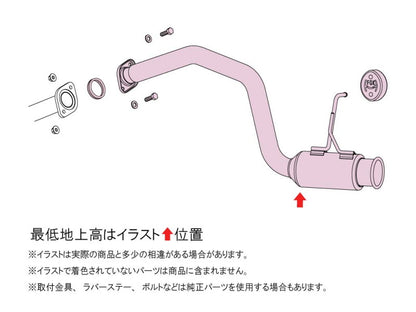 FUJITSUBO authorize A-K ミラココア DBA-L675S H21.8〜H24.4（2009.8〜2012.4） 【750-70184】 マフラー フジツボ オーソライズ A-K