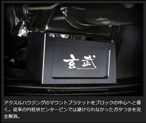 Genb ハイトダウンブロックキット 1.5インチ/-37.5ミリ ニッサン NV350キャラバン E26 SDB15C