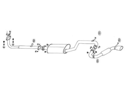 FUJITSUBO legalis Legalis K ムーヴ E-L600S H8.5〜H10.10（1996.5〜1998.10） 【460-70156】 マフラー フジツボ レガリスK