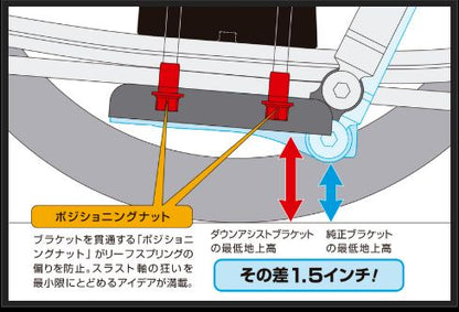 Genb ダウンアシストブラケット ニッサン NV350キャラバン E26 SDBASC