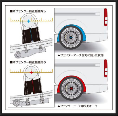 Genb スーパーダウンブロックシステム 3.5インチ/-87.5ミリ トヨタ ハイエース TRH200/KDH200/GDH200系 SDS35H