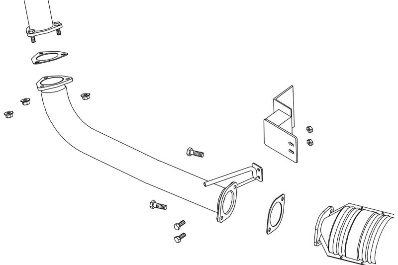 FUJITSUBO FRONT PIPE シルビア GF-S15 H11.1〜H14.8（1999.1〜2002.8） 【610-13063】 フジツボ フロントパイプ