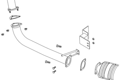 FUJITSUBO FRONT PIPE シルビア GF-S15 H11.1〜H14.8（1999.1〜2002.8） 【610-13063】 フジツボ フロントパイプ