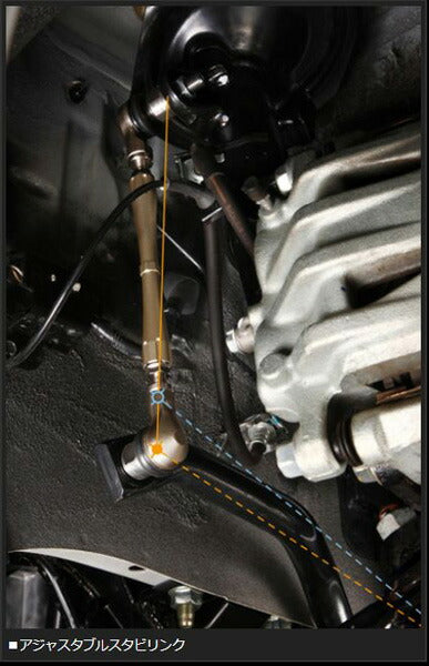 Genb アジャスタブルスタビリンク フロント ニッサン エルグランド E51/NE51/ME51/MNE51 SAL102S