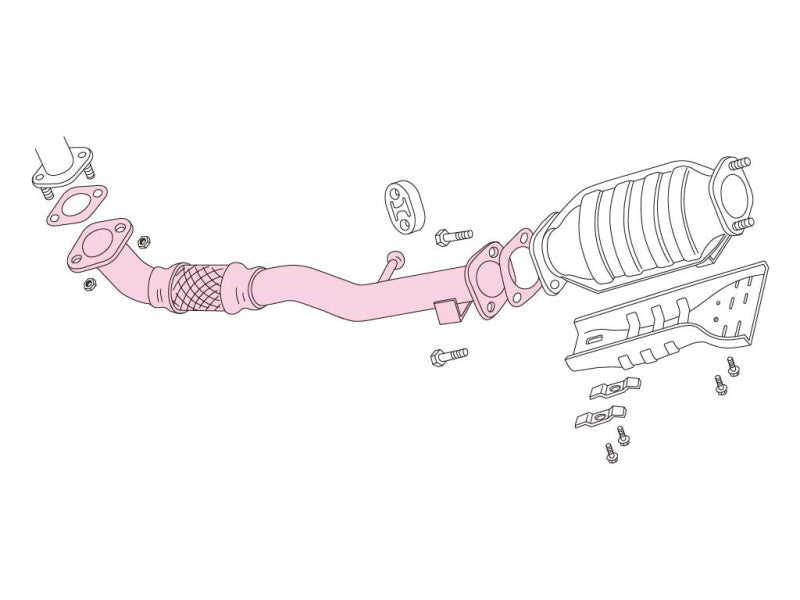 FUJITSUBO FRONT PIPE ランサーエボリューション VI GF-CP9A H11.1〜H13.1（1999.1〜2001.1） 【610-32044】 フジツボ フロントパイプ