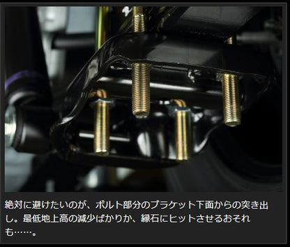 Genb サーフェスロックUボルト エクストラショート トヨタ ハイエース TRH200/KDH200/GDH200系 SDBUEH