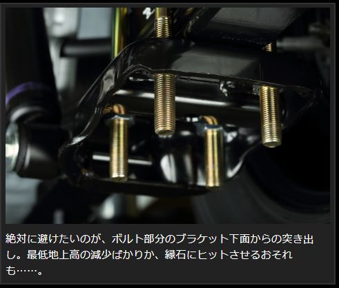 Genb サーフェスロックUボルト ロング トヨタ ハイエース TRH200/KDH200/GDH200系 SDBULH