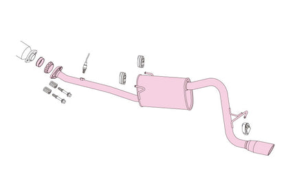 FUJITSUBO authorize A-K ＋BGテールオプション アトレーワゴン ABA-S321G H19.9〜H27.4（2007.9〜2015.4） 【750-70631×1＋BG-OP×1】 マフラー フジツボ オーソライズ A-K＋BGテールOP