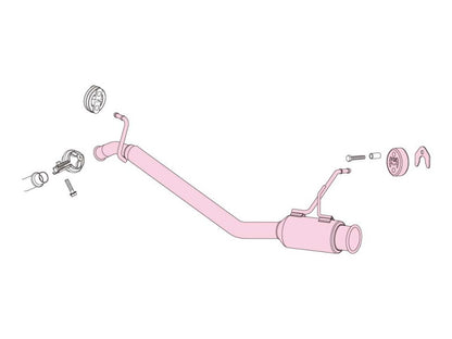 FUJITSUBO authorize A-K ワゴンRスティングレー CBA・DBA-MH23S H20.9〜H24.9（2008.9〜2012.9） 【750-80285】 マフラー フジツボ オーソライズ A-K