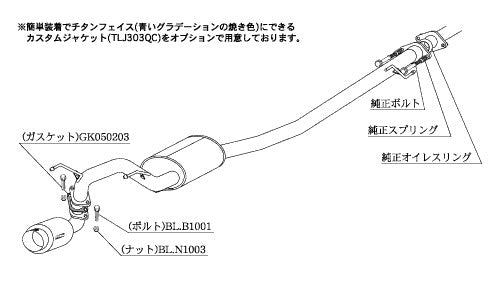 柿本改 hyper GTbox Rev. ザッツ LA ABA-JD1 2002/2〜2007/10 【H41336】 マフラー カキモト カキモト ハイパーGTボックス レブ