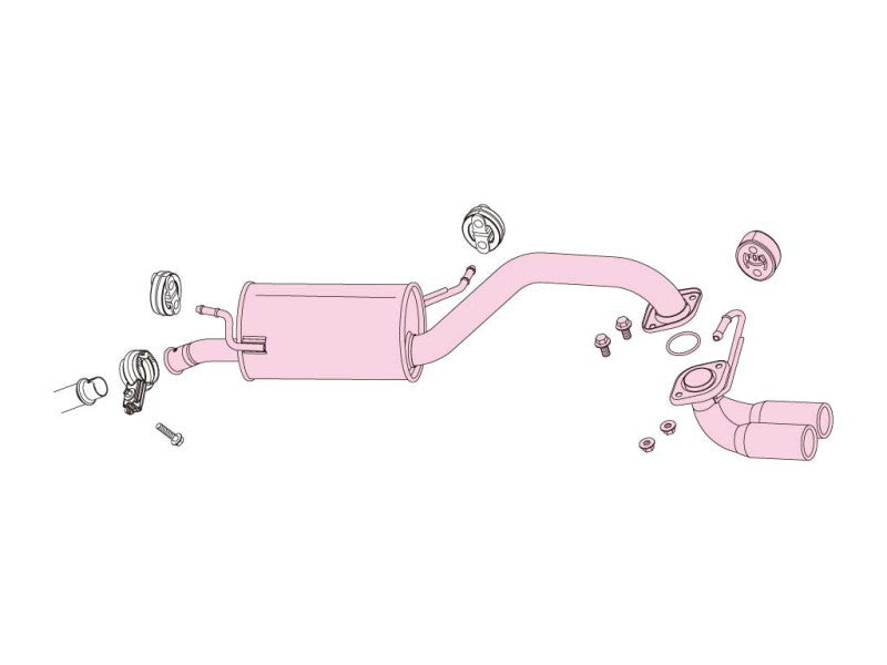 FUJITSUBO authorize A-K ＋BGテールオプション モコ DBA-MG33S H23.2〜H25.7（2011.2〜2013.7） 【750-80532×1＋BG-OP×1】 マフラー フジツボ オーソライズ A-K＋BGテールOP