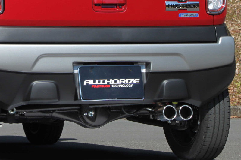 FUJITSUBO authorize A-K ＋BGテールオプション ハスラー DBA-MR31S H26.1〜H27.12（2014.1〜2015.12） 【750-81411×1＋BG-OP×1】 マフラー フジツボ オーソライズ A-K＋BGテールOP