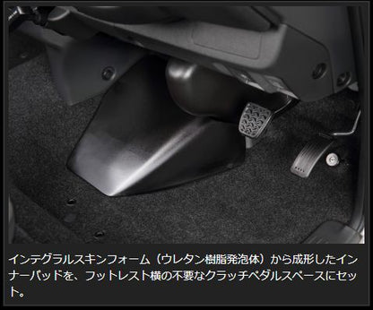 Genb コンフォートマット ブラックステッチ フロントセット トヨタ ハイエース TRH200/KDH200/GDH200系 OMF01KH