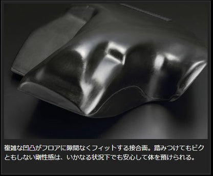 Genb コンフォートマット ブラックステッチ フロントセット トヨタ ハイエース TRH200/KDH200/GDH200系 OMF01KH
