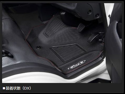 Genb コンフォートマット レッドステッチ フロントセット トヨタ ハイエース TRH200/KDH200/GDH200系 OMF01RH