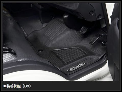 Genb コンフォートマット ブラックステッチ フロントセット トヨタ ハイエース TRH200/KDH200/GDH200系 OMF11KH
