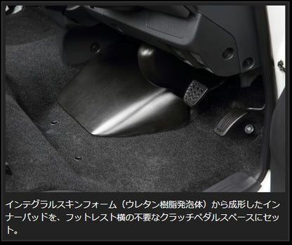 Genb コンフォートマット レッドステッチ フロントセット トヨタ ハイエース TRH200/KDH200/GDH200系 OMF11RH