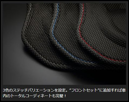 Genb コンフォートマット ブルーステッチ セカンド ニッサン NV350キャラバン E26 OMS01BC