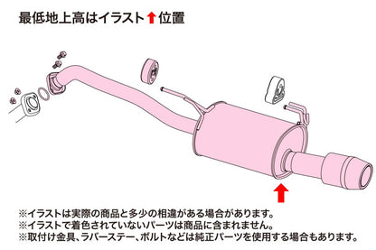FUJITSUBO authorize A-S ノート DBA-E12 H26.10〜H28.12（2014.10〜2016.12） 【340-11736】 マフラー フジツボ オーソライズ A-S