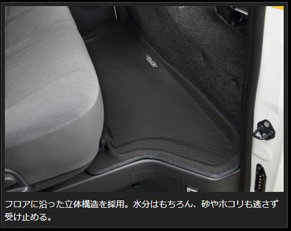 Genb コンフォートマット ブルーステッチ セカンド トヨタ ハイエース TRH200/KDH200/GDH200系 OMS01BH