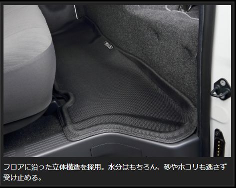 Genb コンフォートマット ブラックステッチ セカンド トヨタ ハイエース TRH200/KDH200/GDH200系 OMS11KH