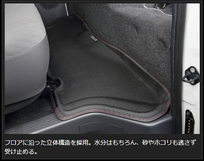 Genb コンフォートマット レッドステッチ セカンド トヨタ ハイエース TRH200/KDH200/GDH200系 OMS11RH