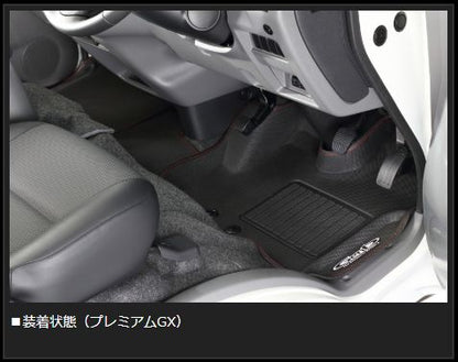 Genb コンフォートマット レッドステッチ フロントセット ニッサン NV350キャラバン E26 OMF01RC