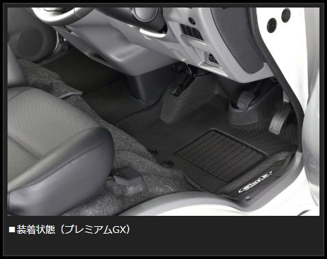 Genb コンフォートマット ブルーステッチ フロントセット ニッサン NV350キャラバン E26 OMF01BC