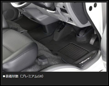 Genb コンフォートマット ブルーステッチ フロントセット ニッサン NV350キャラバン E26 OMF01BC