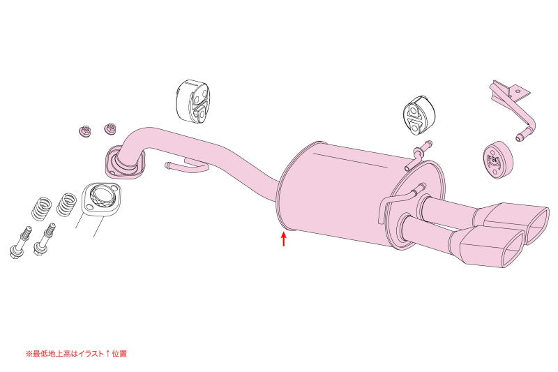 FUJITSUBO authorize A-S ヤリスクロス 5BA-MXPB10 R2.8〜（2020.8〜） 【340-21164】 マフラー フジツボ オーソライズ A-S
