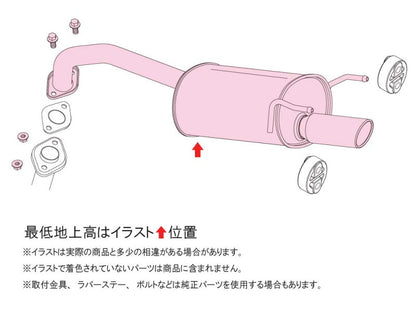 FUJITSUBO authorize A-S ＋BGテールオプション ソリオバンディット DAA-MA36S H27.8〜H30.7（2015.8〜2018.7） 【340-82521×1＋BG-OP×1】 マフラー フジツボ オーソライズ A-S＋BGテールOP