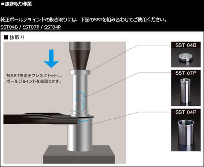 Genb RCジョイント ニッサン ノート E11/NE11/ZE11 SAB14S