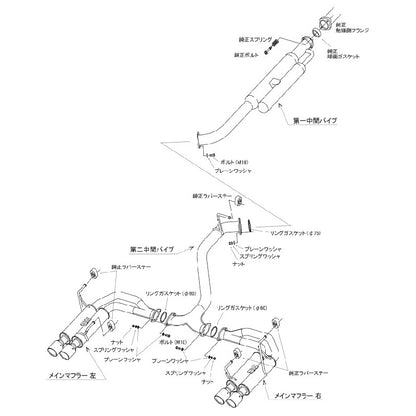 HKS LEGAMAX Sports WRX S4 VBH 21/11- 【31021-AF026】 マフラー LEGAMAX Sports エッチケーエス リーガマックススポーツ