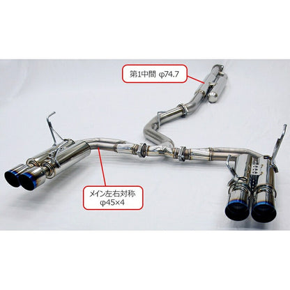HKS LEGAMAX Sports WRX S4 VBH 21/11- 【31021-AF026】 マフラー LEGAMAX Sports エッチケーエス リーガマックススポーツ