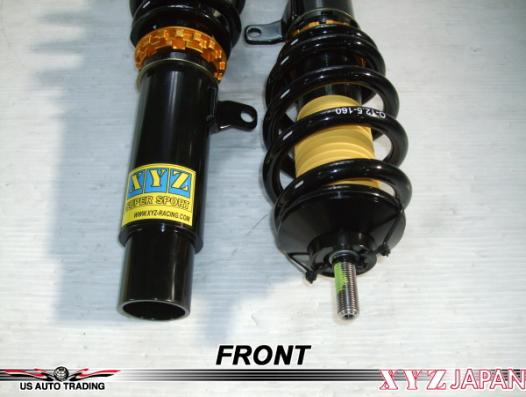 XYZ SSタイプ車高調 AUDI A3 GF-8LAGN/GF-8LAPG/GF-8LAGU/GF-8LAUQ/GH-8LAGN/GH-8LAPG/GH-8LAGU/GH-8LAUQ 1997〜2003 SS-AU02