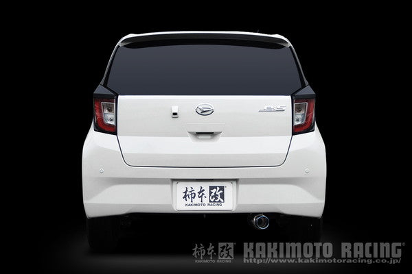 ダイハツ　ミラアブイー❗️柿本マフラー　社外ナビ　ワンセグTV ミライース LA350S マフラー 柿本改 GTボックス06&S D44318 KAKIMOTO