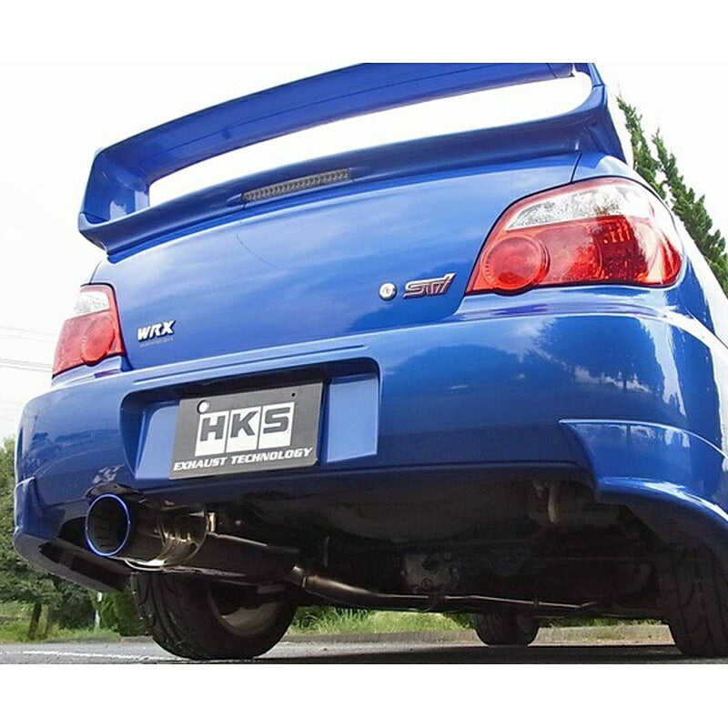 HKS Super Turbo Muffler インプレッサ WRX STI GDB 00/10-04/05 【31029-AF002】 マフラー Super Turbo Muffler エッチケーエス スーパーターボマフラー