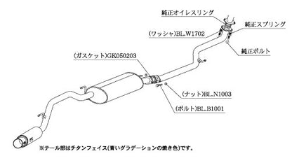 柿本改 GTbox 06&S N-BOX＋ DBA-JF1 '13 12_M C前 2012/7〜2013/12 【H44389】 マフラー カキモト カキモト GTボックス 06&S