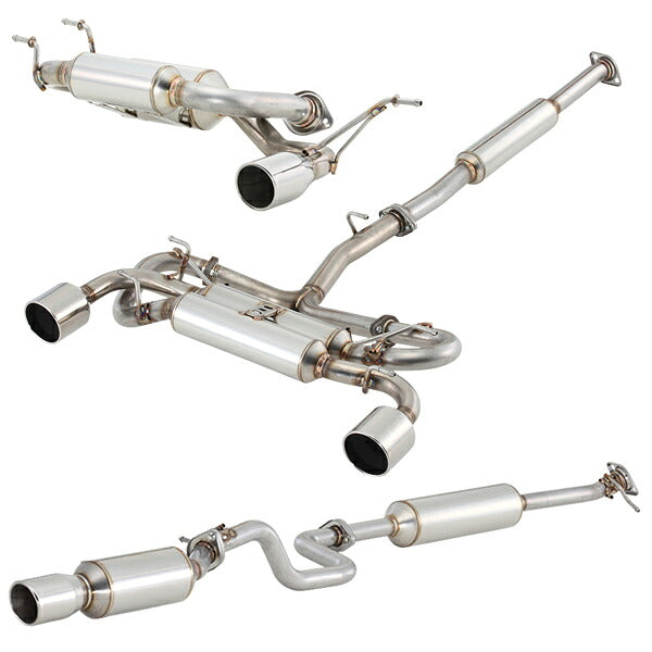 FUJITSUBO authorize A-R ＋BGテールオプション左右 ランサーエボリューションX CBA-CZ4A H19.10〜H28.3（2007.10〜2016.3） 【570-32073×1＋BG-OP2×1】 マフラー フジツボ オーソライズ A-R＋BGテールOP左右